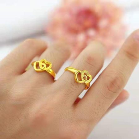 Factory Jewelry Golden Classic Rings Over Stock Sale