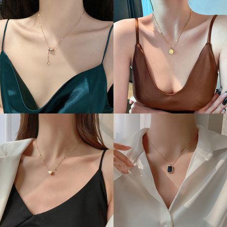 Packed Jewelry Quality Clavicle Chain In Low Price