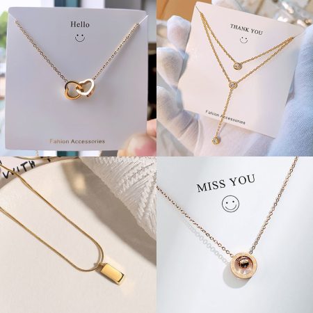 Luck Egg Jewelry Simple Small Pendant Necklaces