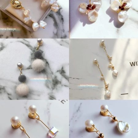 Niche Jewelry Gentle Sweet Earrings Wholesale Market