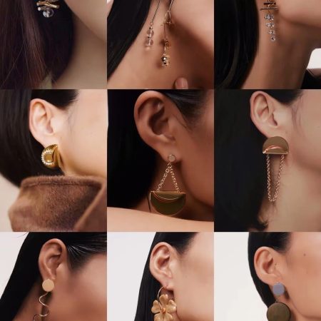 Senior Jewelry Luxurious Fashion Earrings Sell By Weight