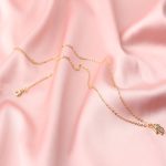 Zircon Palm Shape Earrings Necklace Women Jewelry Sets