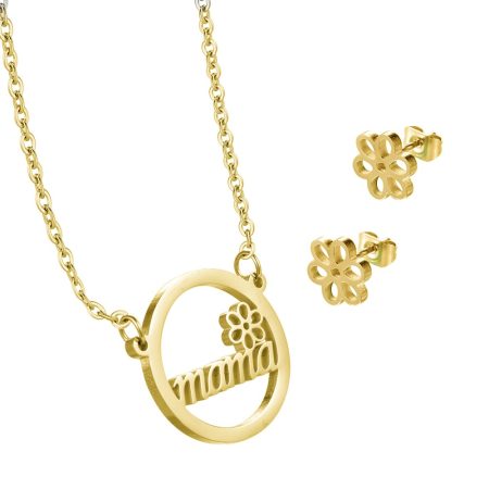 Stainless Steel Ladies Jewelry Set For Mother's Day Gift