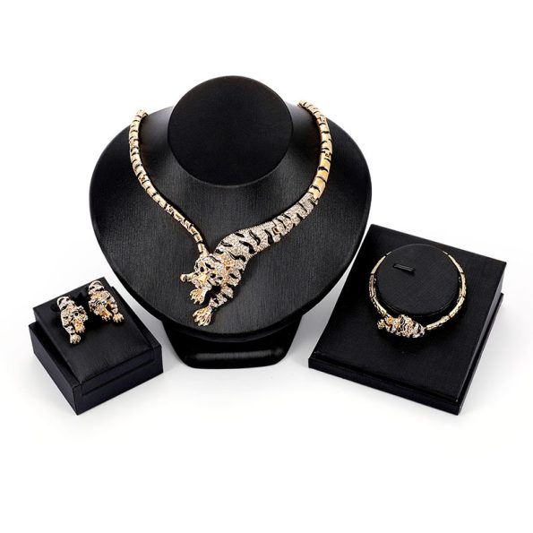 2020 Fashion Women Jewelry Set Saudi 18K Gold