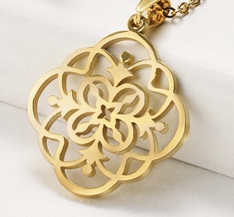 Fashion Stainless Steel Flower Jewelry Sets