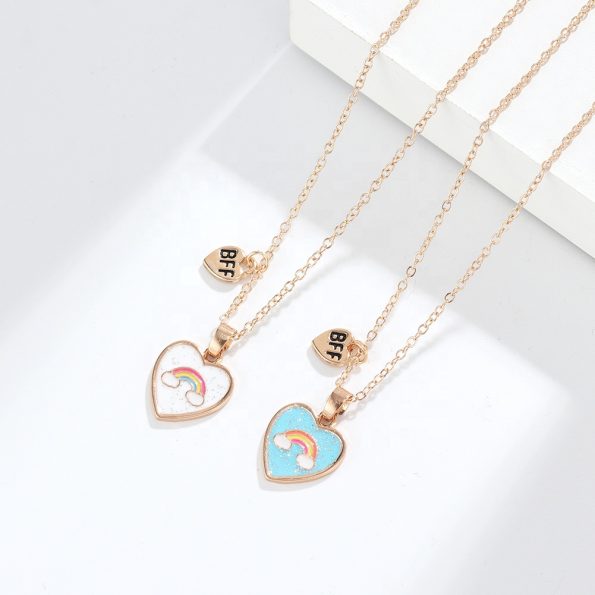 Fashion Zinc Alloy Enamel Necklace Jewelry Set