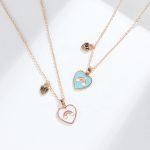 Fashion Zinc Alloy Enamel Necklace Jewelry Set