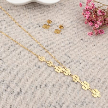 Women Wedding Earring Necklace Jewelry Set