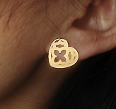 Stainless Steel Heart Jewelry Sets