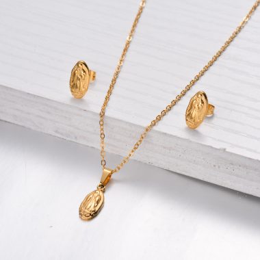 18k Gold Plated Jewelry Sets With Moq Of 2 Sets