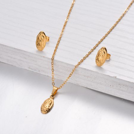18k Gold Plated Jewelry Sets With Moq Of 2 Sets