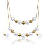 Trendy Fancy Kundan Necklace Set Pearl Jewelry Set
