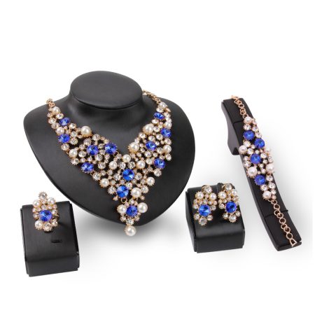 2020 Fashion Women Jewelry Set Saudi 18K Gold