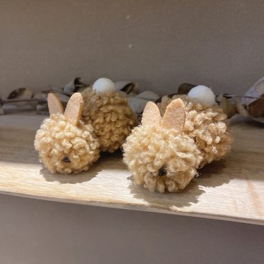 Wholesale New Cartoon Rabbit Solid Color Plush Ladies Side Clip
