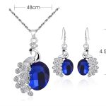 New Set Fashion Jewelry Personalized Peacock Jewelry Set