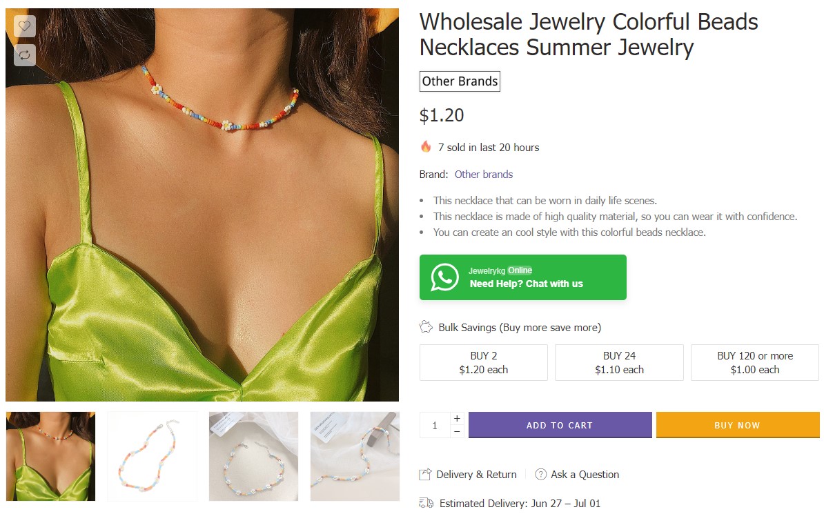 Fashion wholesale necklaces