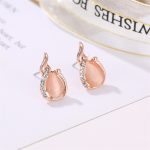 European and American Crystal Opal Bridal Set