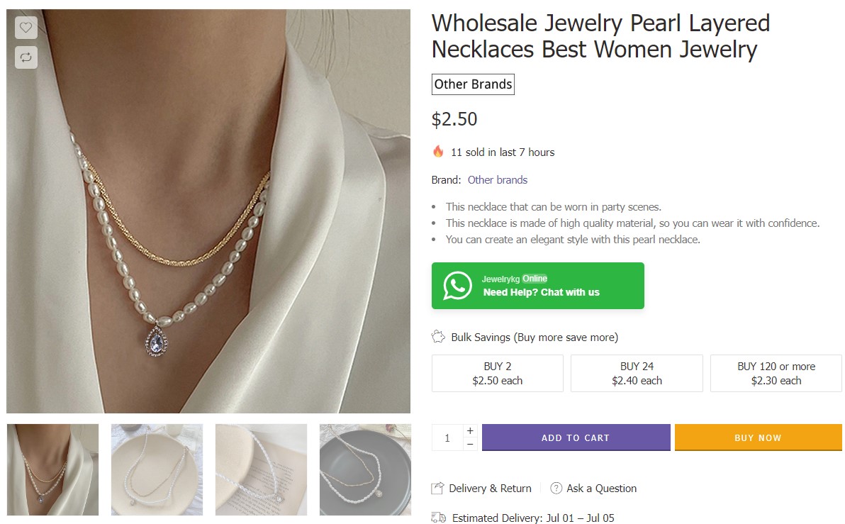 wholesale jewelry metals