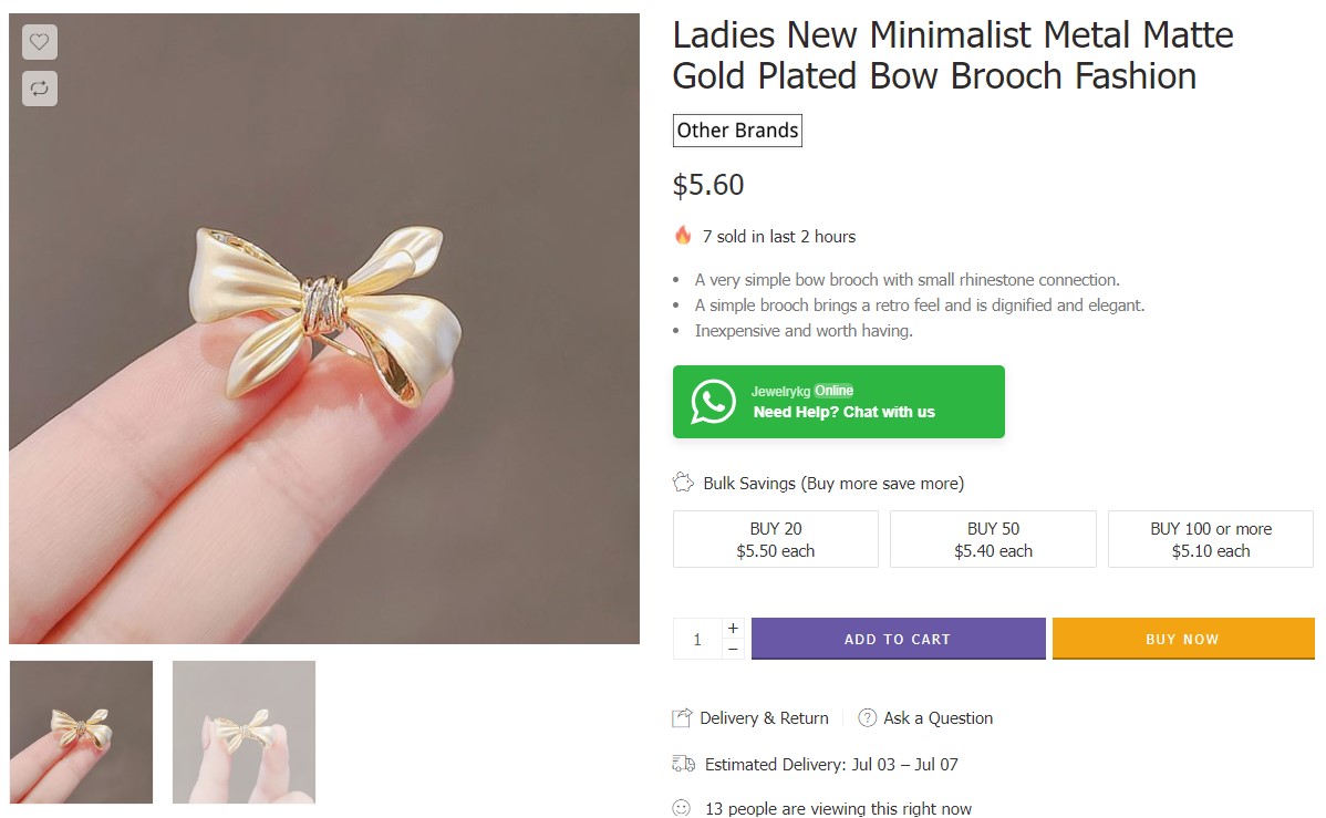 Minimalist Wholesale Jewelry