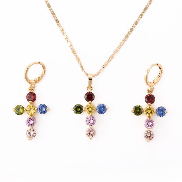 Hengdian Fashion Earrings Pendant Jewelry Sets for Women