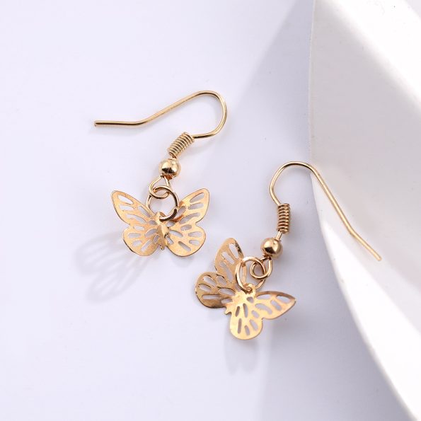 Wholesale Fashion Jewelry Women Custom Simple Style Butterfly