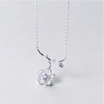 New Design Sterling Silver Cute Peach Jewelry Set For Women