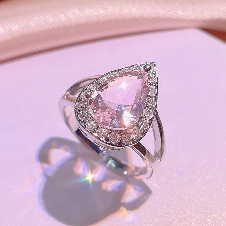Exquisite Designs Jewellery Suit Pink Jewelry Set For Women
