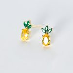 New Design Women Girls Jewelry Yellow Pineapple