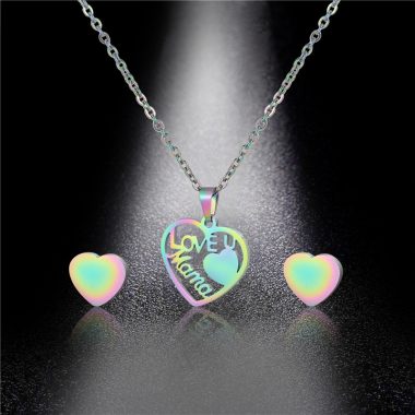 Wholesale Mothers Day Gifts Necklace Earring Set