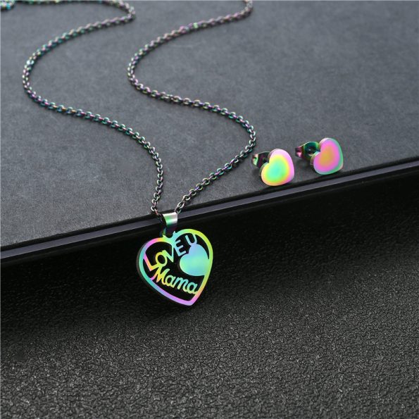 Wholesale Mothers Day Gifts Necklace Earring Set