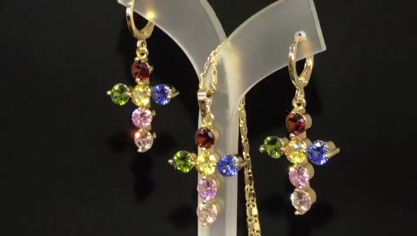 Hengdian Fashion Earrings Pendant Jewelry Sets for Women