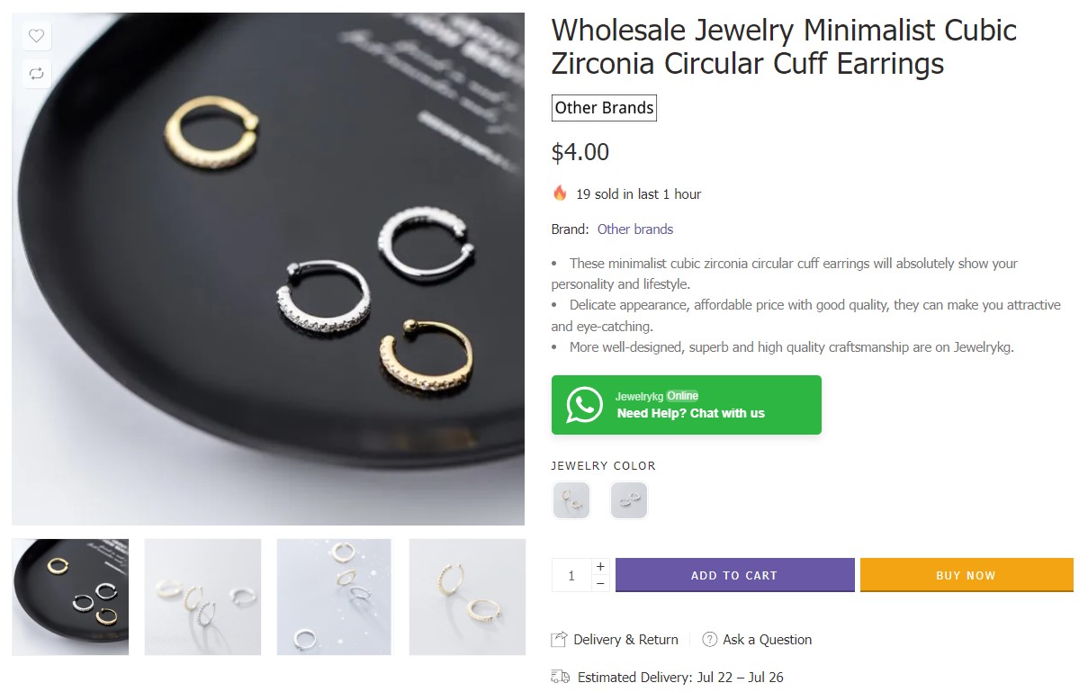 bulk earrings styles