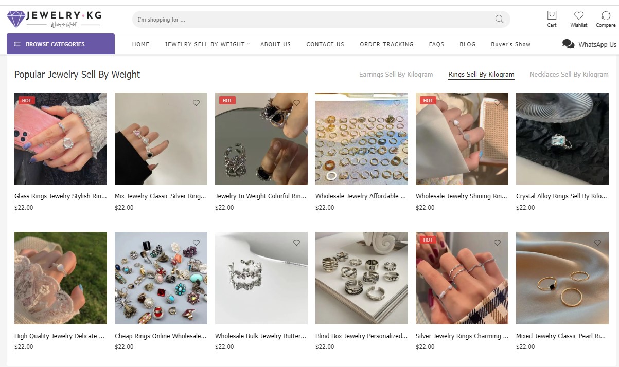 bulk jewelry pieces