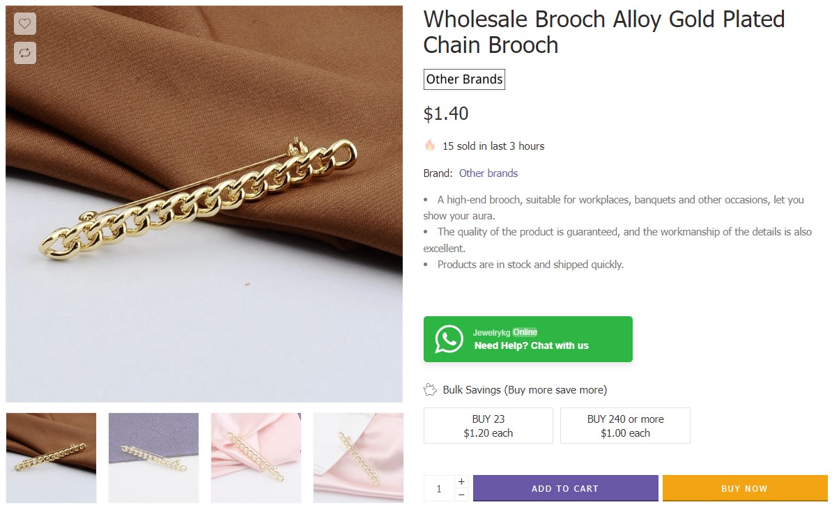 gold-plated wholesale jewelry