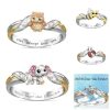 Wholesale Fashion Creative Cute Hand Hugging Ring For Kids