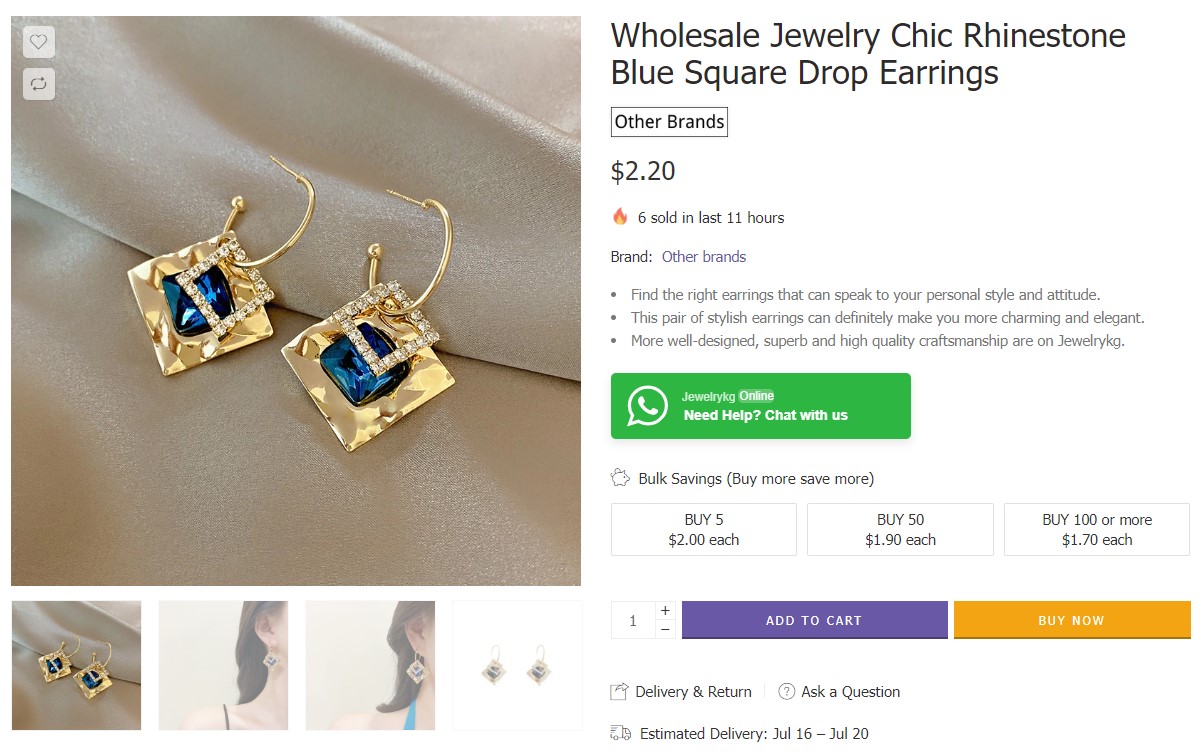 retro bulk jewelry