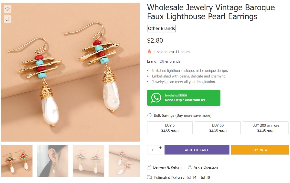 vintage wholesale jewelry