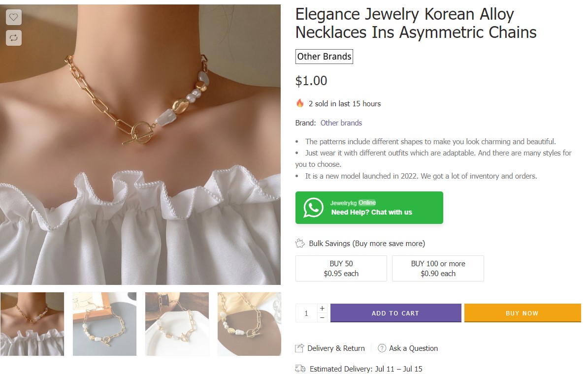 wholesale necklaces