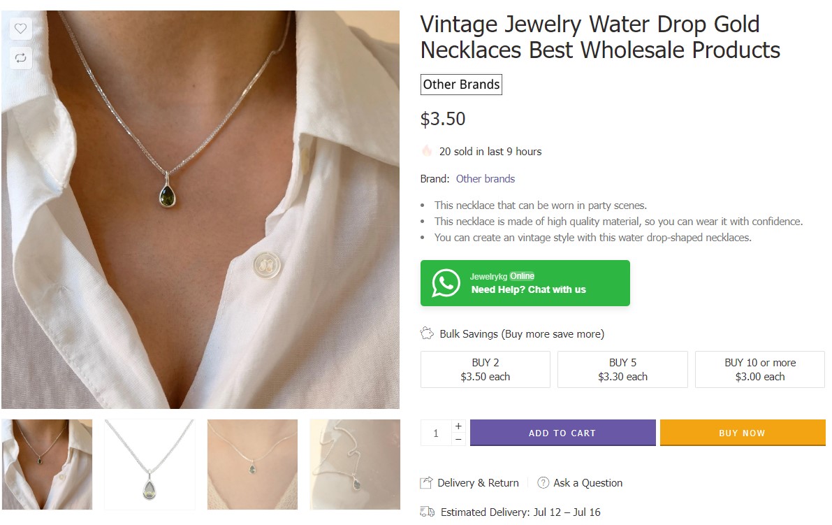 wholesale pendant necklaces