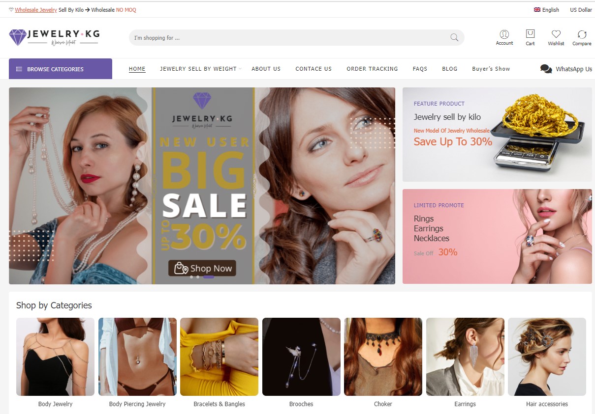 silver bulk jewelry